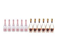 Blanc Foussy Vin de France Vin Mousseux 75 cl - Lot de 6 & CRUSET Vin de France Vin Mousseux Rose Brut 750 ml - Lot de 6