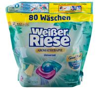 Blanc Géant Lessive Caps Universel 1 X 80 Trio Caps Aromathérapie Lotus