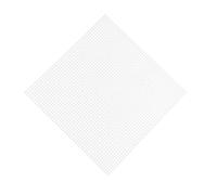 Blanc Grille de Point de Croix Découpable en Plastique 10 Pièces | Feuille Multi-usage pour Broderie, Création Artisanale, Support de Fond Tissé, Facile à Façonner