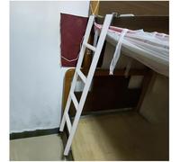 Blanc Gris Noir Crochet sur Échelle Superposée pour Roulotte De Voyage École, Échelle Suspendue RV, Échelle De Lit Loft Dortoir en Métal, 116 130 140 150 Cm De Haut, White, 1.5m/59/4.9ft