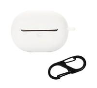 (Blanc) Housse de protection antichoc et anti-rayures lavable pour écouteurs QCY ArcBuds HT07