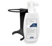 Blanc HYGIENIC Kit : système Mini Fix - 2 distributeurs Mini Fix blanc ou noir + crème de protection pour la peau, sans silicone, très économique, 4 x 300 ml de couleur noire