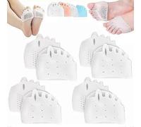 (Blanc) Lot De 4 Séparateurs D'orteils En Silicone Hyggear, Pour Femmes