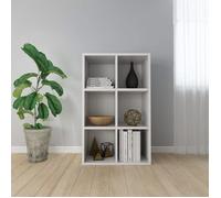 (Blanc)Meuble de rangement,SIGNOR, Bibliothèque Contemporaine,Buffet blanc 66x30x98 cm bois ingénierie 211638