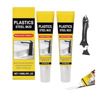 Blanc Multifonctionnel Imperméable Avec Grattoir,Kit De Réparation Des Joints De Carrelage, Mastic Universel Blanc Avec Protection Pour Bain, Douche, Cuisine.(2PCS)-2pcs