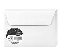 BLANC NATUREL, Paquet de 20 enveloppes Pollen 114x162mm 120g/m2 - Blanc naturel