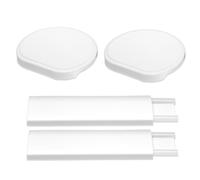 Blanc - Pack d'extension - 2 rails droits et 2 plateaux. Ne fonctionne pas sans le plateau tournant Lazy Susan Revolution (vendu s par ment).