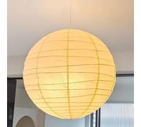 Blanc Papier Lanterne Suspension Style Minimaliste Papier Suspension Chambre à Coucher, Salon Décoratif Lustre