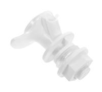 Blanc Robinet D’eau à Bouton-poussoir en Plastique pour Glacière | Remplacement pour Fuite, Filetage 15mm, Bouchon Anti-poussière, Usage sur Bac Refroidisseur et Bouilloire