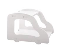 Blanc routeur étagère TV Set Top Box support de rangement bois plastique conseil voiture style maison mural creux double couche conception Supports de stockage et supports
