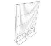 Blanc Séparateur Fil en Fer Congélateur de Réfrigérateur | Organisation Facile, Installation Simple, Nettoyage Aisé, Usage Maison ou Présentoirs de Supermarché, Fer Blanc