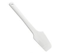 Blanc Spatule Racloir en Silicone pour Pâtisserie et Bols Mélangeurs | Surface Lisse Antiadhésive, Résiste à L’eau, Rangement Suspendu, Pratique pour Racler la Pâte et Nettoyer Facilement