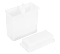 Blanc Support de Rangement en Plastique pour Lames de Microscope | Fentes, 24 Emplacements, Usage en Laboratoire, pour Coloration, Enseignement Scolaire, Recherches Scientifiques