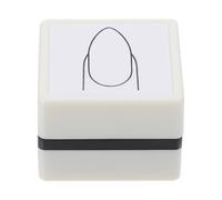 Blanc Tampon Pratique en Plastique pour D'entraînement, Manucure | Outil de Pratique pour Art des Ongles, Usage Simple, Aide à Peindre, Réduit Perdu, Accessoire Manucure