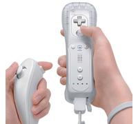 Blanc Telecommande Wiimote Wii Remote+ Nunchuck Blanc Compatible Nintendo Wii