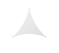 Blanc Toutes Les Tailles 420D imperméable à l'eau Voile d'ombrage carré Rectangle Triangle Jardin terrasse auvent Piscine Ombre Camp randonnée Cour pour Patio Terrasse(4.5x4.5x4.5m)