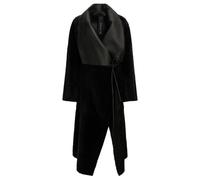 BLANCHA manteau en cuir femme noir - 40