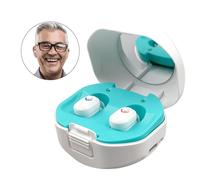 blanche - 2021 nouvelles meilleures prothèses auditives rechargeables de prothèse auditive avec l'amplificateur Invisible d'audition de Digital de Base de charge pour la surdité