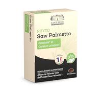 BLANCHE BRESSON - Phyto Saw Palmetto - Prostate & Confort Urinaire Homme - Limitez les Envies d'Uriner - Santé Génito-Urinaire, Protège - 30 capsules - Cure de 30 jours - Fabriqué en France