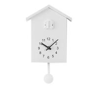 blanche - Horloge murale à Quartz en plastique moderne, 3 couleurs, Design de coucou d'oiseau, minuterie, hor