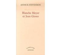 Blanche Meyer et Jean Giono