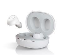 blanche - Mini appareil auditif Invisible Rechargeable par USB, 1 paire, amplificateur de son, amélioration de la tonalité réglable pour personnes âgées sourdes