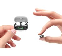 Blanche Mini Écouteurs Bluetooth Sans Fil Taille De Poche Autonomie Super Longue Durée Étanche Ipx5 Confortable Écouteurs Bluetooth Sans Fil Casque Bluetooth Bon Choix Comme Un Cad[J863]