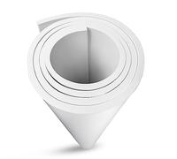 Blanche Mousse EVA 10mm, MEARCOOH 150cm*90cm Mousse EVA Cosplay, 1PCS Feuille Mousse EVA densité 86kg/m3 pour les costumes de cosplay, l'artisanat, les projets de bricolage (Blanc 10mm)