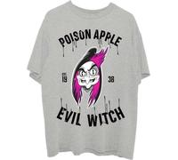 Blanche-Neige et les Sept Nains - T-shirt "Pomme de Poison" pour Hommes/Hommes Uni RO4509 (L) (Grau)