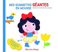 Blanche-Neige Mes gommettes géantes en mousse