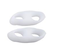 Blanche - Séparateur D'orteils En Gel De Silicone, 1 Paire, Séparateur D'orteils, De Doigts, Soins Des Pieds, Outils De Soutien, Pinky Guard, Hallux Valgus