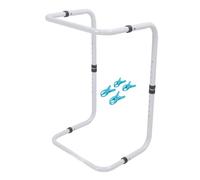 Blancher Le Poussoir pour Les Pieds Hauteur réglable Hauteur en Aluminium Berceau de lit en Alliage pour la Chirurgie et Le soulagement des blessures des Jambes avec 4 Clips et