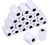 Blanches Étiquette Papier Thermique,Emballage 20 Rouleaux 57x40 Mm 100% Pur Papier De Pâte De Bois D'impression Clairement Approuvé Pour Supermarché Supérette
