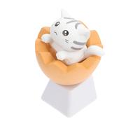 Blanches Touches Pbt R4 pour Clavier Mécanique Chat | Installation Facile, Légères et Stables, Usage Travail ou Jeu, pour Clavier Mécanique