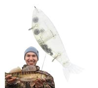 Blanchi de crankbait non peint - kit de fabrication de pêche faites-de -te | Corps d'appâts en plastique dur pour peinture personnalisée, appâts pour la pêche des basses, moules de -cran
