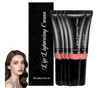 Blanchiment des lèvres pour les lèvres foncées, traitement des lèvres fumées, réduit la décoloration et les ridules, hydratation en profondeur, pour hommes et femmes (5pcs)