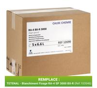 Blanchiment Fixage CALBE BX-R 3000 (5x2L) pour KIS 15xx & 17xx