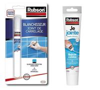Blanchisseur Joint de carrelage Stylo blanchissant pour joints de carrelage Facile à appliquer & Je Jointe Mastic Blanc 50 ml