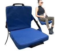 Blanchisseurs de sièges de stade - Coussin rembourré épais, design léger et portable, support en tissu respirant, hauteur du dossier réglable, structure solide du cadre, forme compacte pliable | Pour