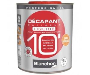 BLANCHON Décapant Bâtiment 10min Liquide pour bois 5L