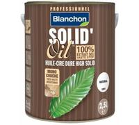 BLANCHON Huile cire dure monocouche pour bois Solid'Oil 2,5L
