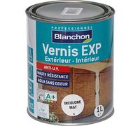 BLANCHON - Vernis EXP bois intérieurs/extérieurs incolore mat 1 litre - 04103713