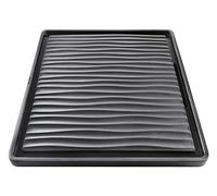 Blanco Égouttoir mobile pour éviers 230734 – Plastique ondulé 38×43 cm Noir