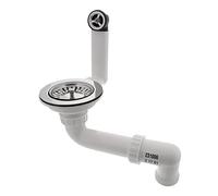 BLANCO 231006 Bonde et trop-plein 3,5" sans commande de vidange avec trop-plein rond/pièce de rechange