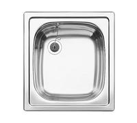 Blanco vasque à encastrer 501065 43,5x47x15cm, acier inoxydable, sans surface de drainage