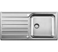 Blanco 518519 | Évier de cuisine en acier inoxydable LIVIT XL 6 S | Couleur/Finition : Acier brossé