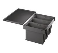 BLANCO 521472 Flexon II 60/3 Système de déchets, Noir, 60 cm Unterschrank