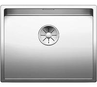 BLANCO 521577 CLARON 500-U Évier de Cuisine en Acier Inoxydable, Meuble Bas 60 cm-Largeur Vasque 500 mm