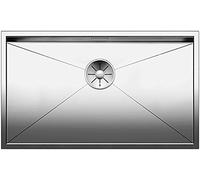 Blanco 521593, Évier de cuisine en acier inoxydable ZEROX 700-U, Couleur/Finition : acier inoxydable 700 mm