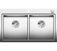 BLANCO 521663 DIVON II 8-If Évier de Cuisine en Acier Inoxydable, Stainlesssteel, 80 cm Unterschrank